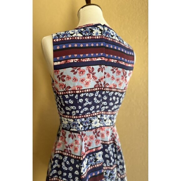 Maison Jules Womens Floral Printed Fit & Flare Dress Size S XL - Picture 12 of 12